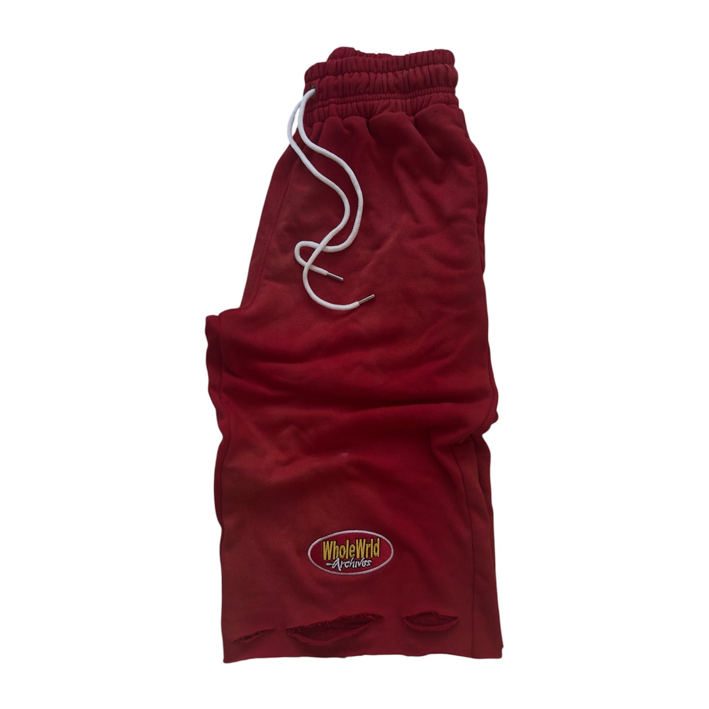 Red "Swag" Sweat Shorts