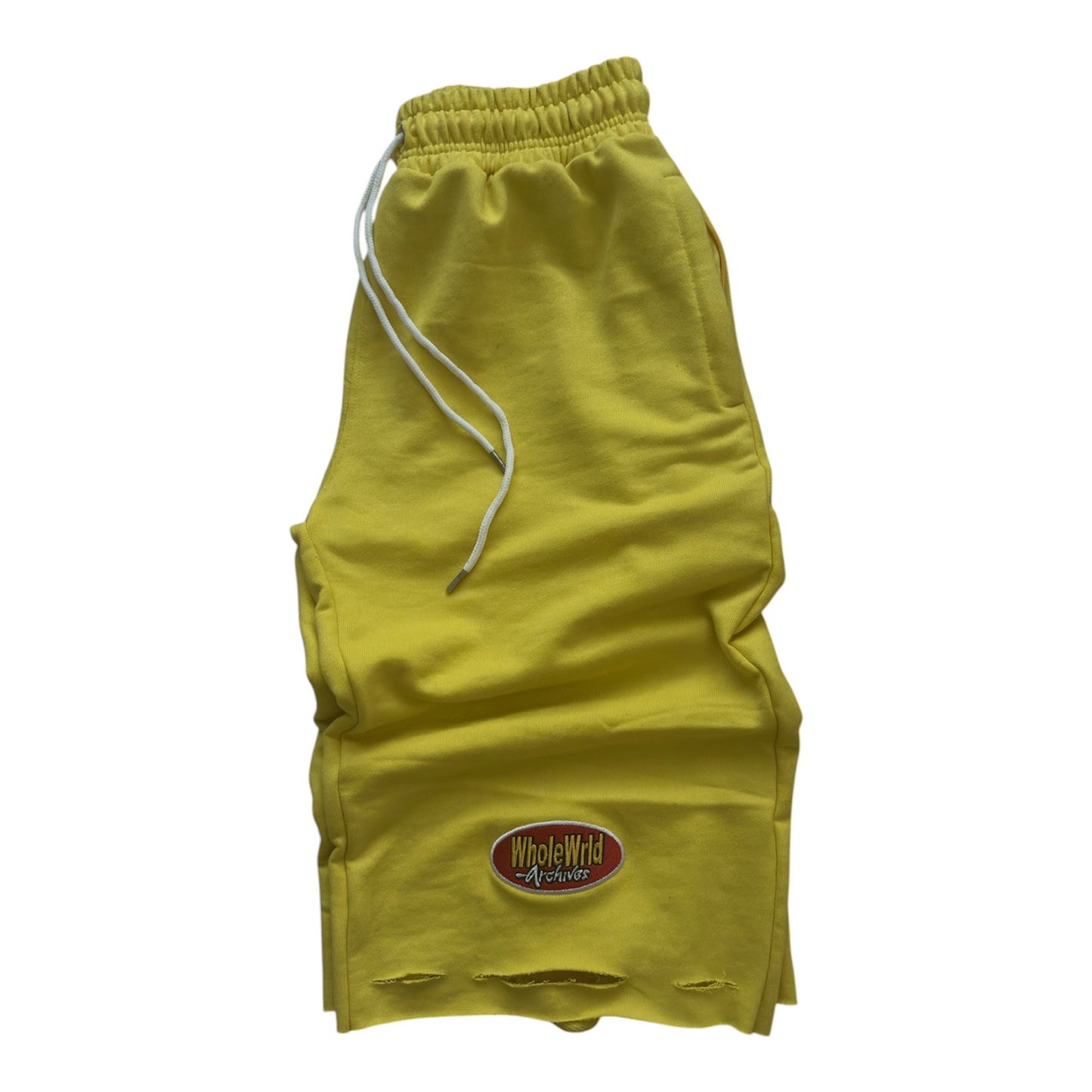 Yellow "Swag" Sweat Shorts