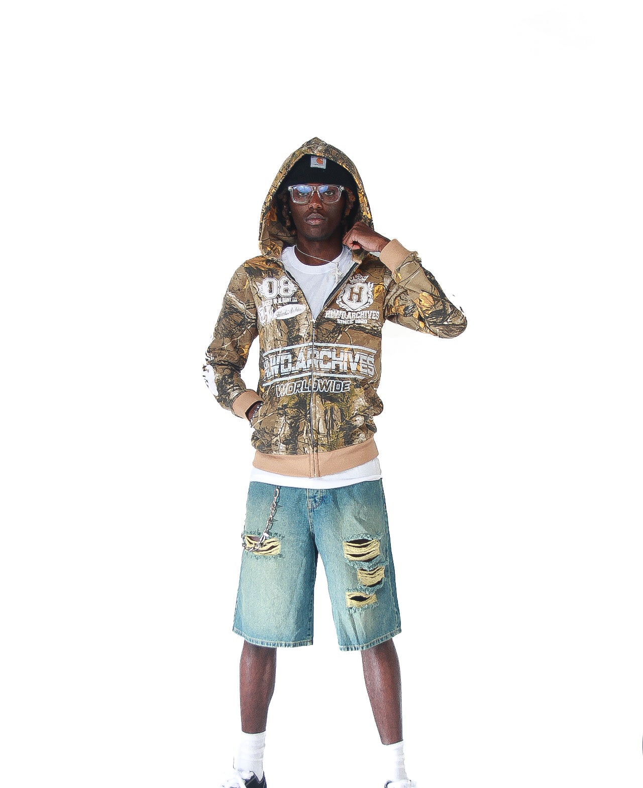 Camo Zip-up