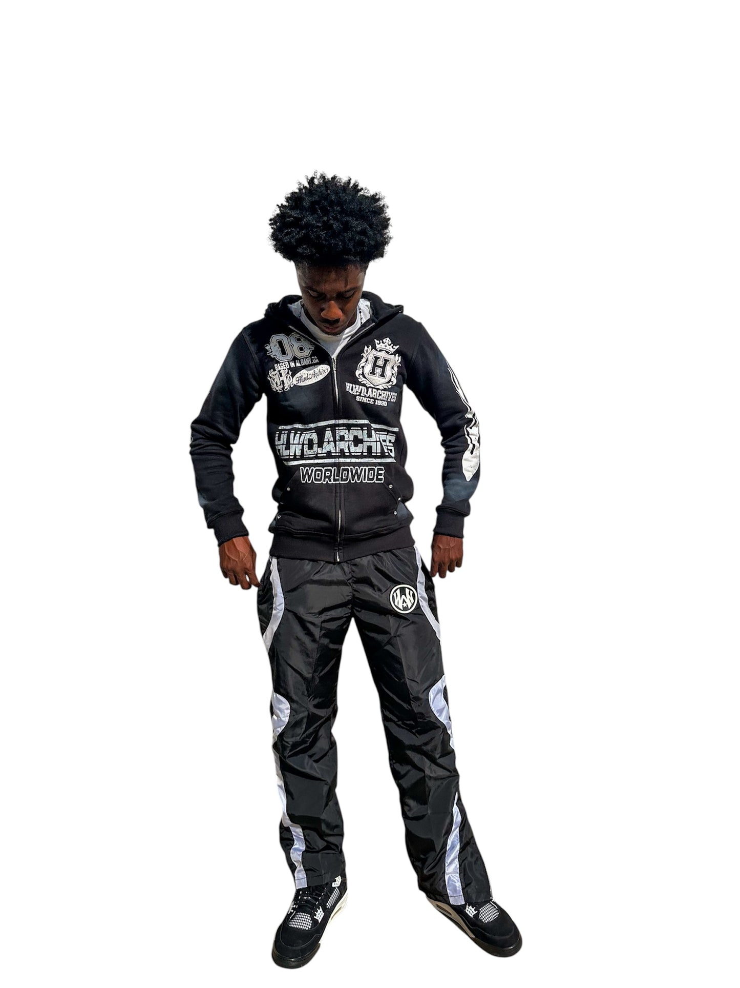 Black WholeWrld Zip-up