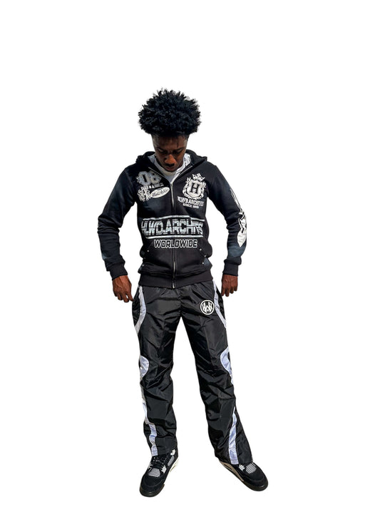 Black WholeWrld Zip-up