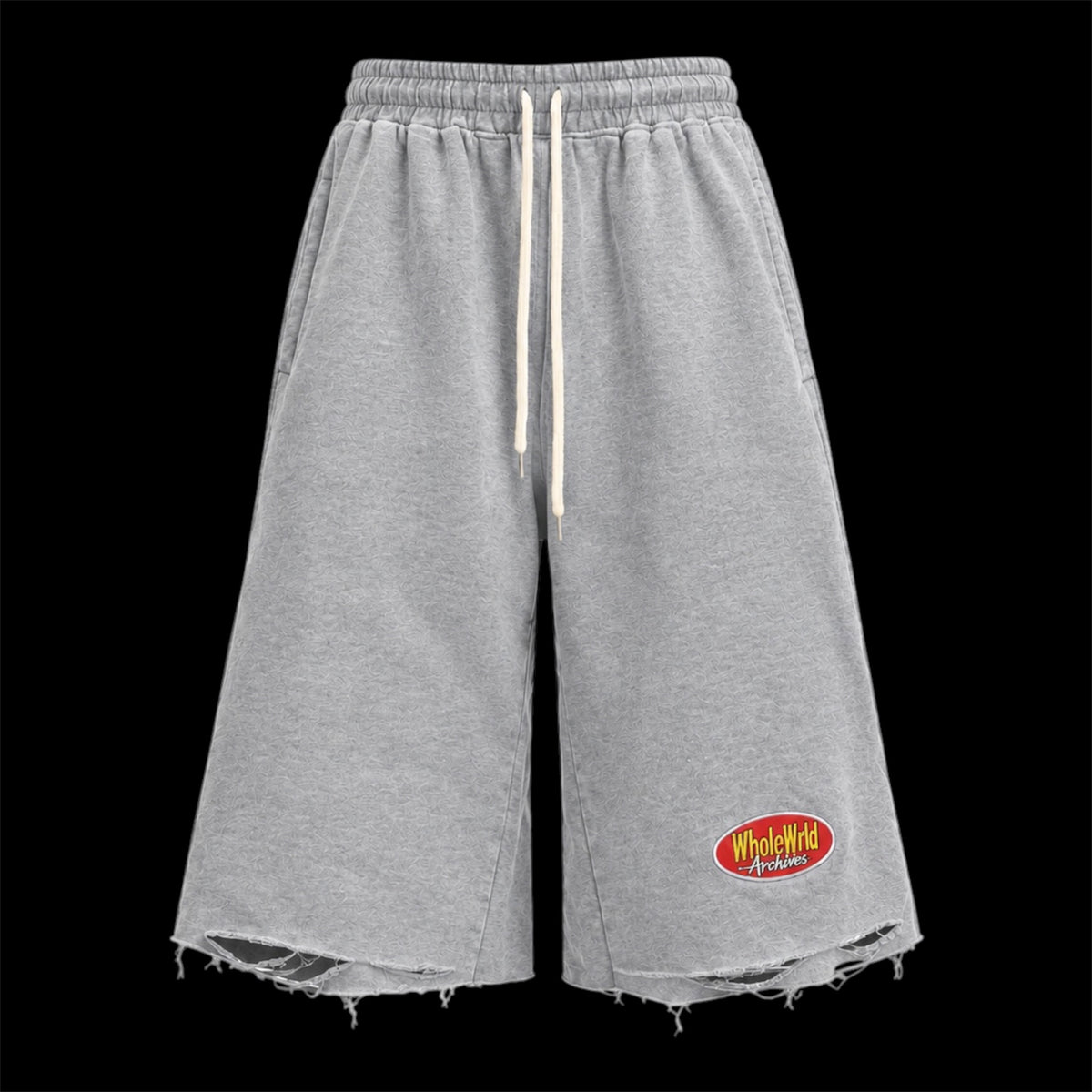 Grey "Swag" Sweat Shorts