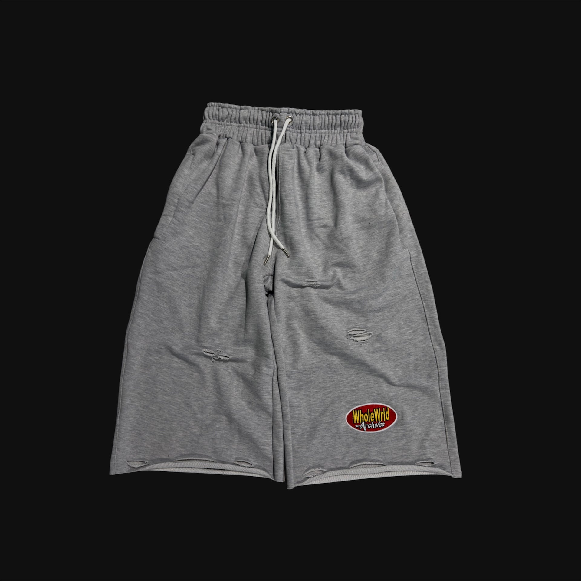 Grey "Swag" Sweat Shorts